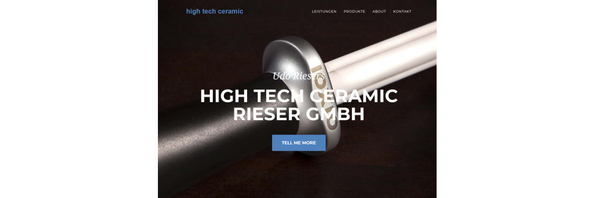 Umfirmierung zu &quot;High Tech Ceramic Rieser GmbH&quot; - Umfirmierung nach High Tech Ceramic Rieser GmbH