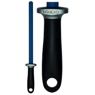IOXIO® Keramik Wetzstab Blue Oval Extra Long