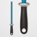 IOXIO® Ceramic Sharpening Rod Blue Oval black